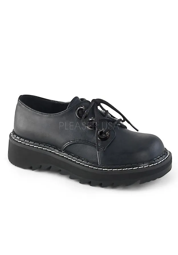 1 1/4" PF 3-Eyelet Lace-Up Oxford Shoe