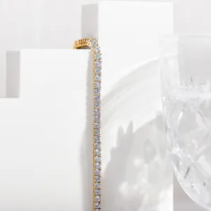 14K Gold Plated CZ Classic Tennis Bracelet