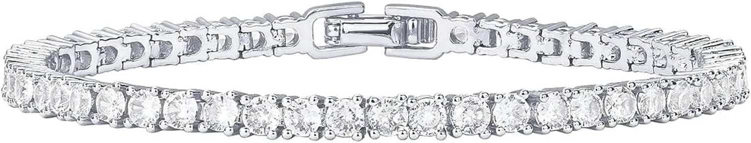 14K Gold Plated CZ Classic Tennis Bracelet