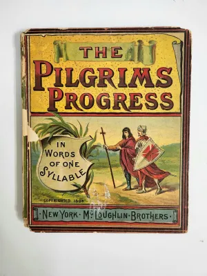 189 PILGRIM'S PROGRESS One Word Syllable Hardcover Illustrated