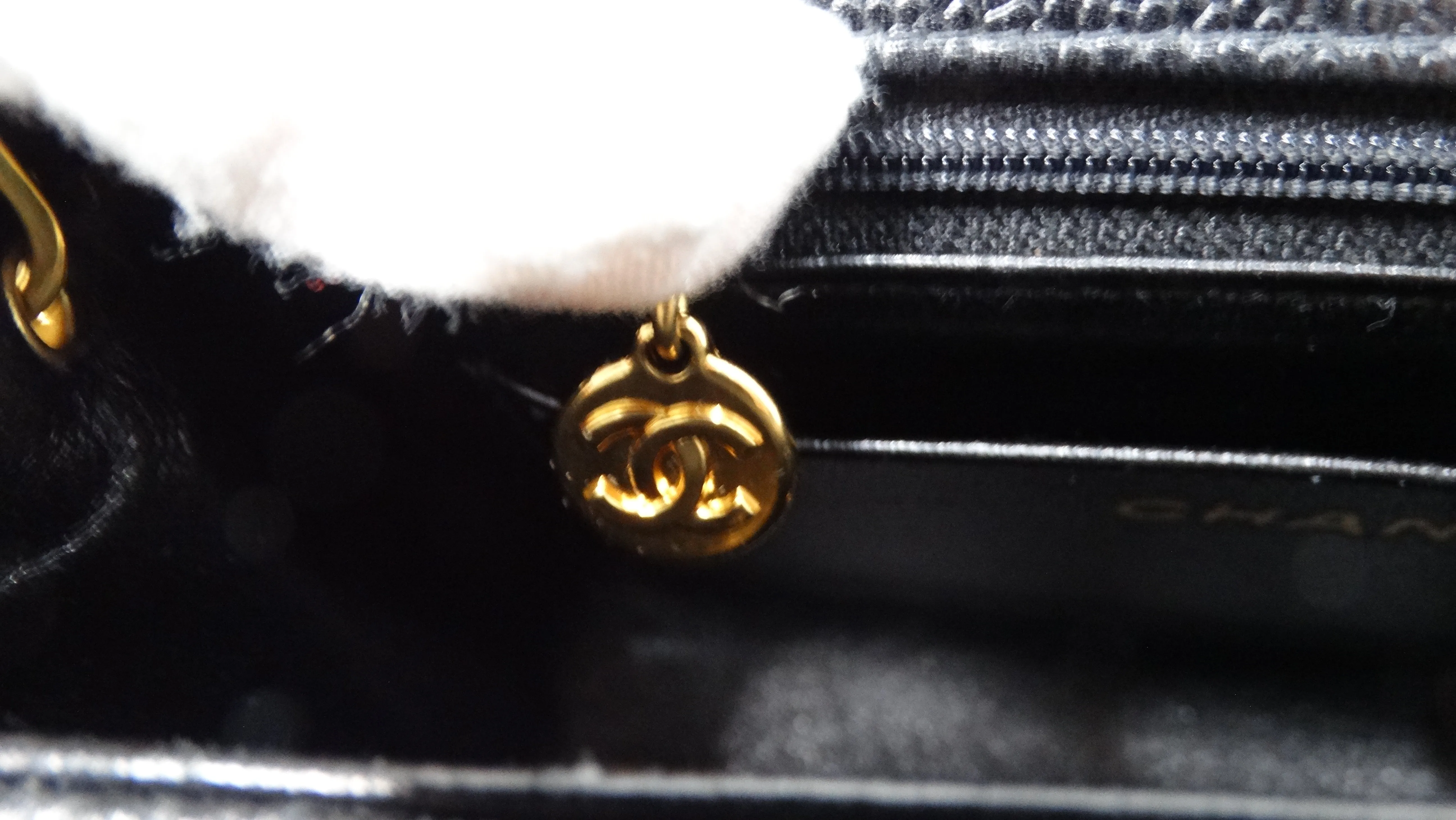 1999 Black Chanel Square Mini Caviar Leather Flap Bag