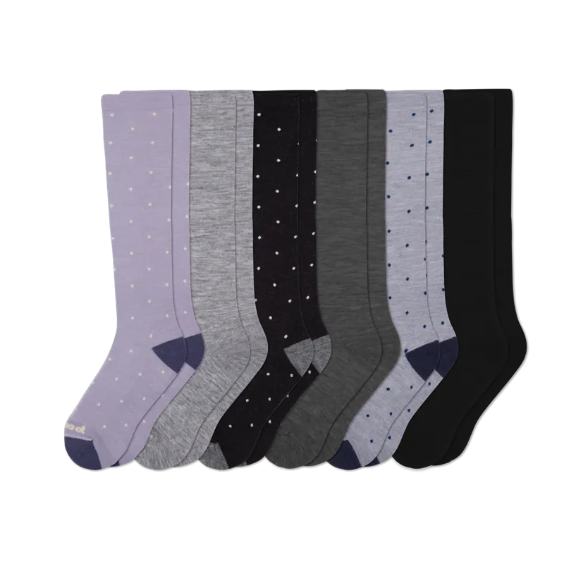 6 Pack - Women's Compression Socks