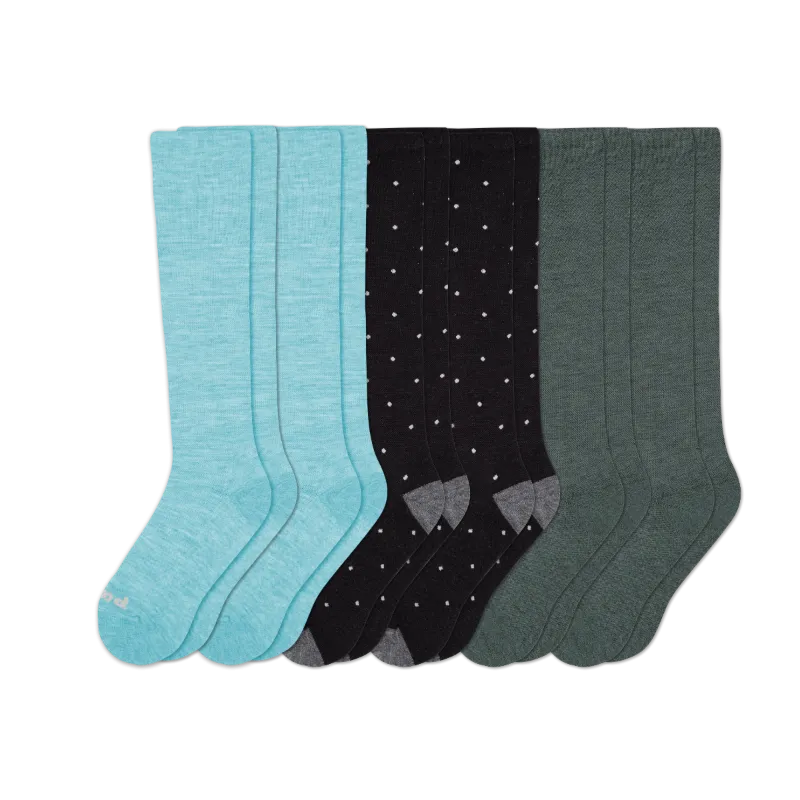 6 Pack - Women's Compression Socks