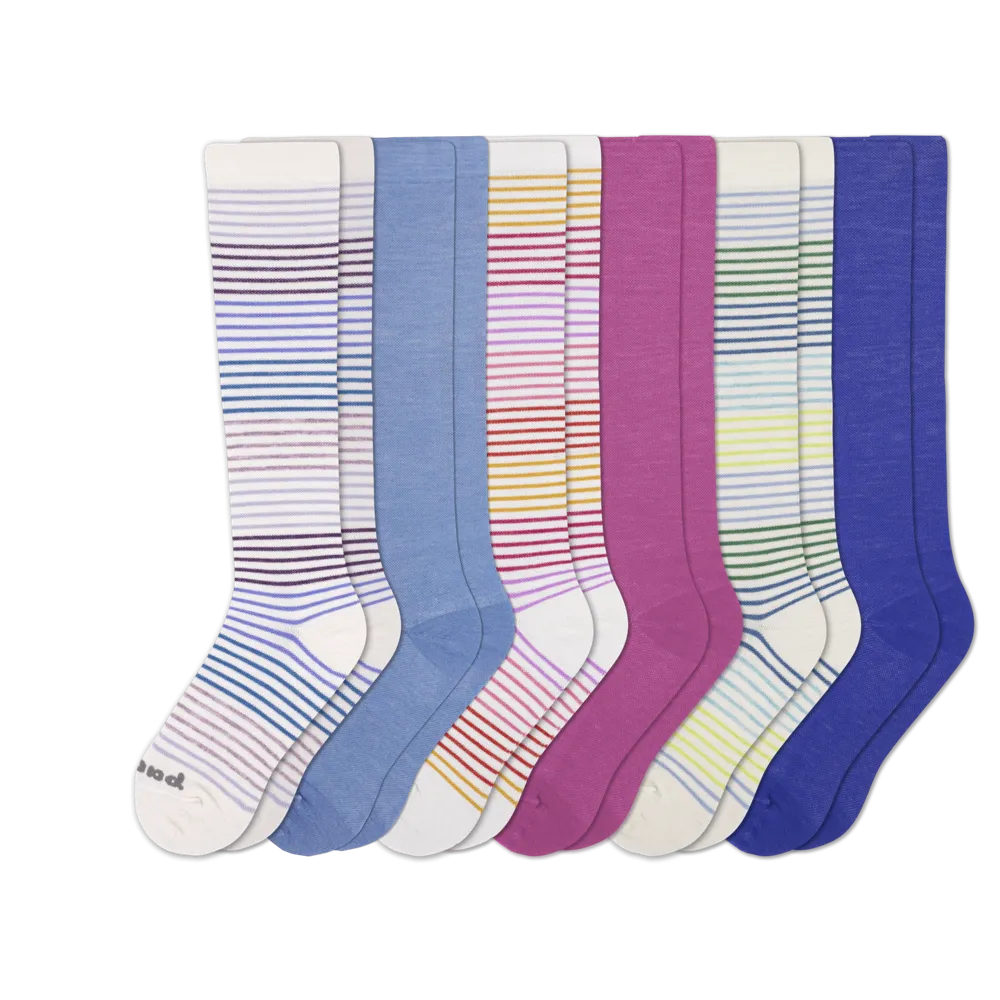 6 Pack - Women's Compression Socks