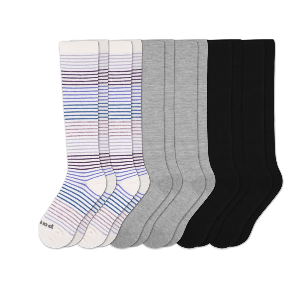 6 Pack - Women's Compression Socks