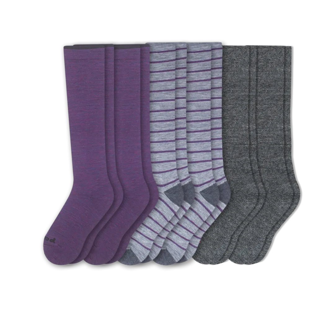 6 Pack - Women's Compression Socks