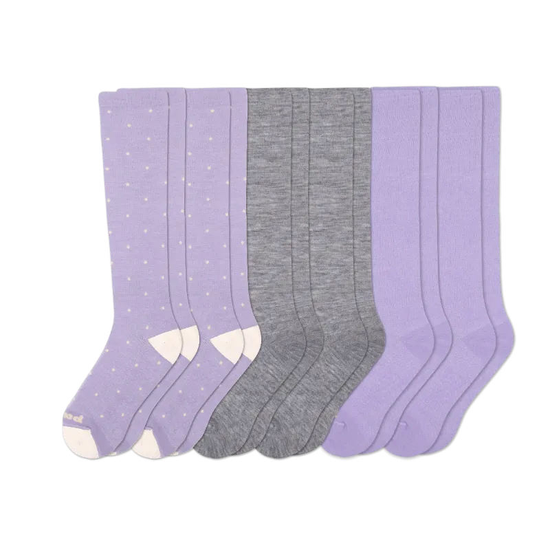 6 Pack - Women's Compression Socks