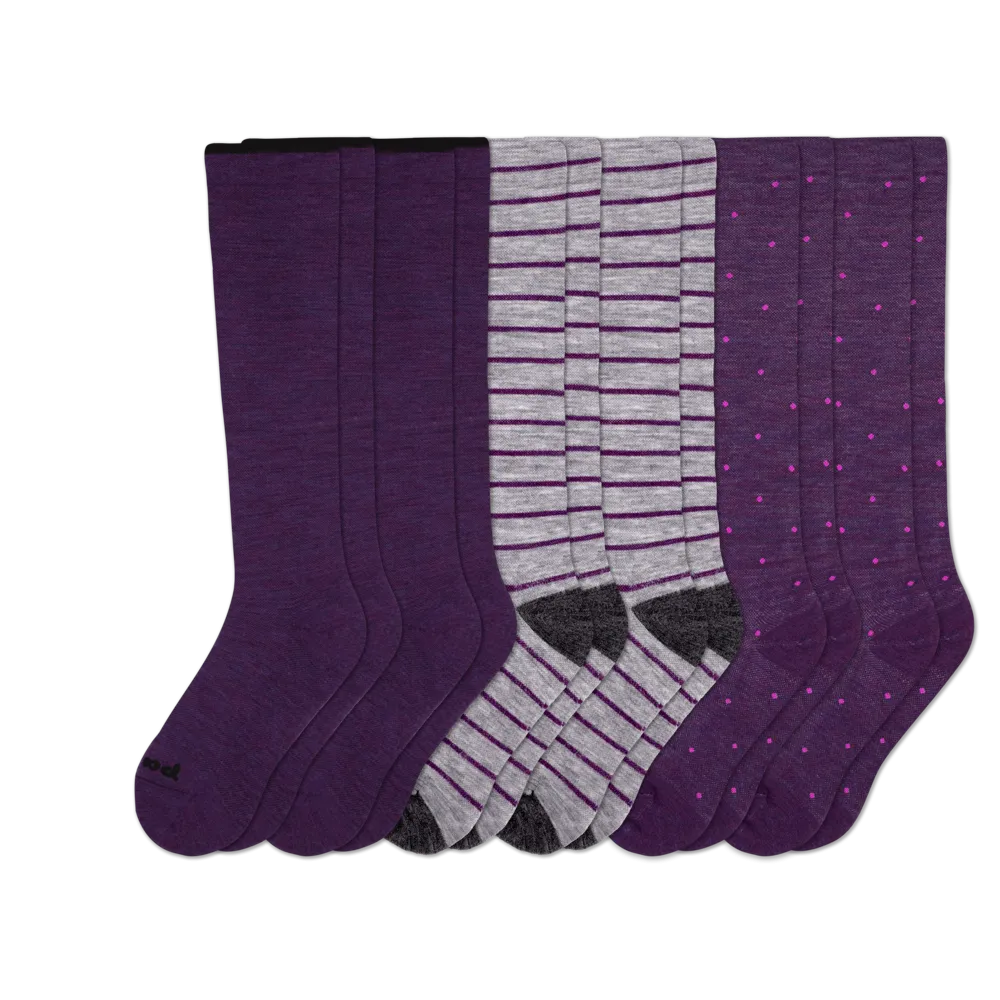 6 Pack - Women's Compression Socks