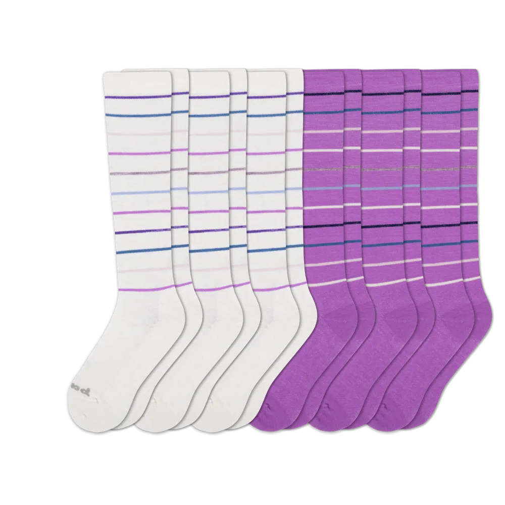 6 Pack - Women's Compression Socks