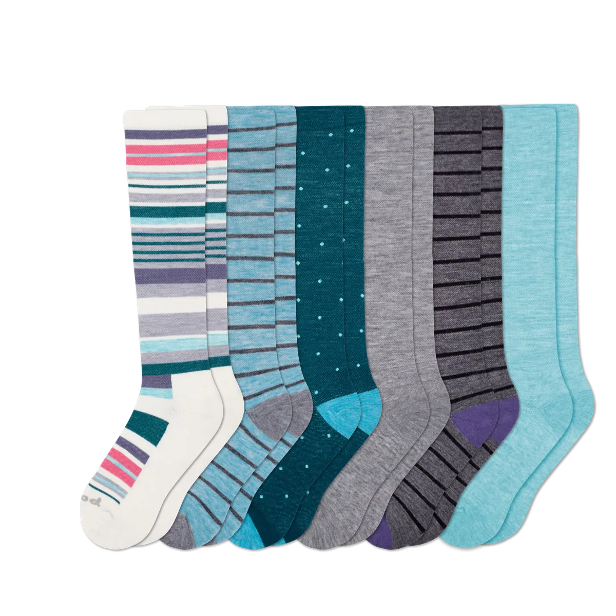 6 Pack - Women's Compression Socks