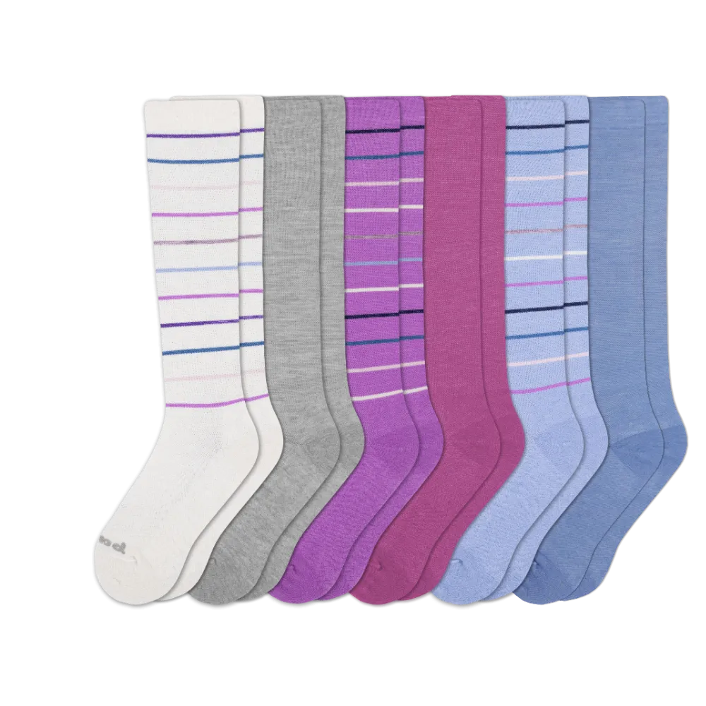 6 Pack - Women's Compression Socks