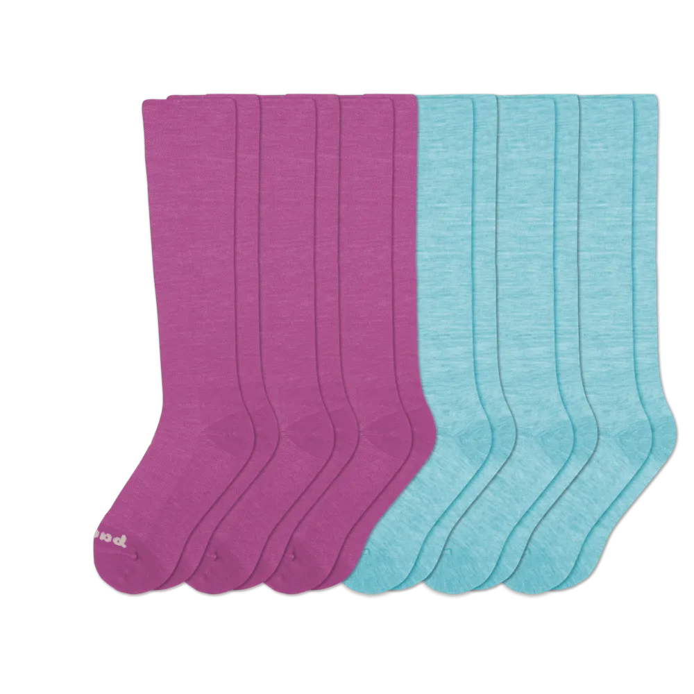 6 Pack - Women's Compression Socks