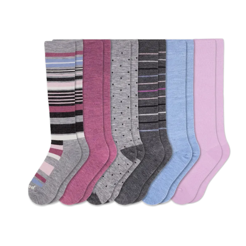 6 Pack - Women's Compression Socks