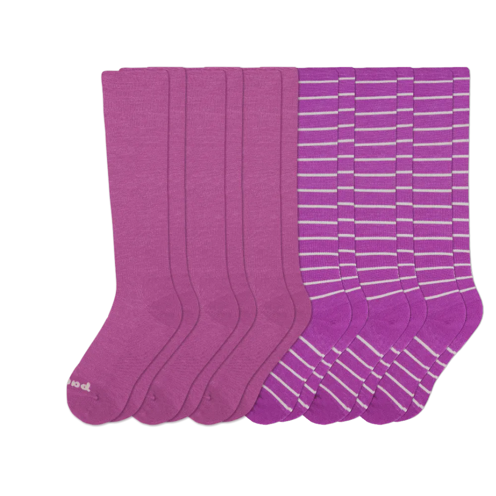 6 Pack - Women's Compression Socks