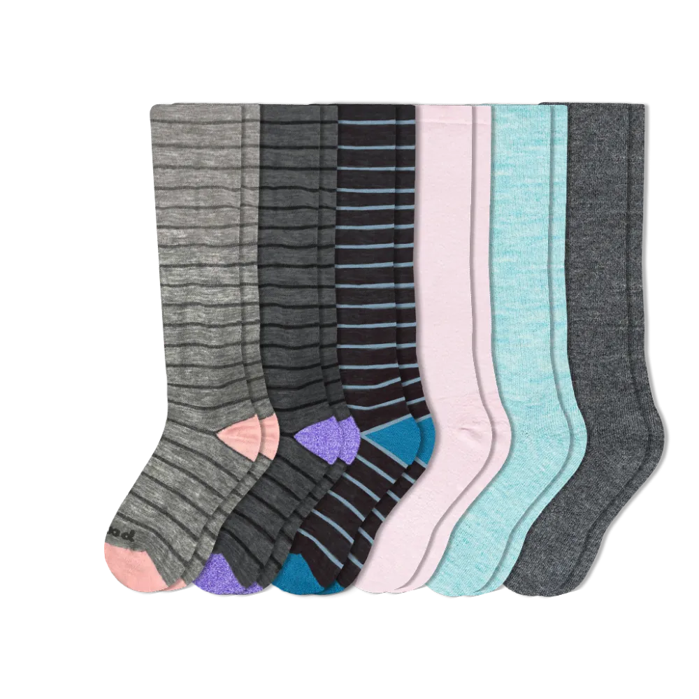 6 Pack - Women's Compression Socks