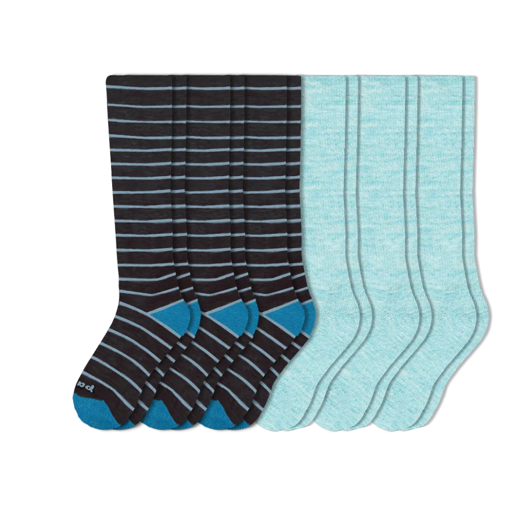 6 Pack - Women's Compression Socks