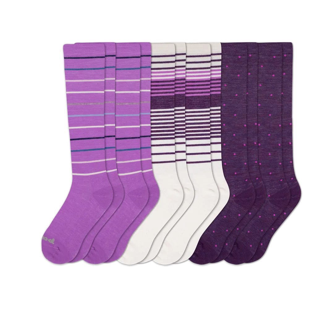 6 Pack - Women's Compression Socks