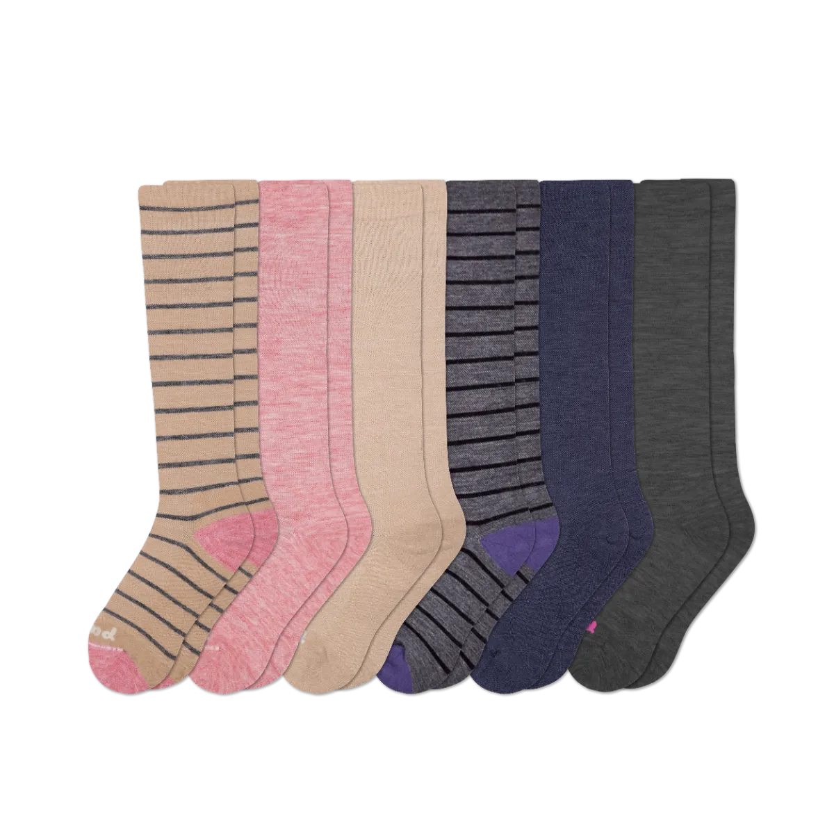 6 Pack - Women's Compression Socks