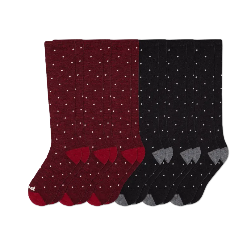 6 Pack - Women's Compression Socks