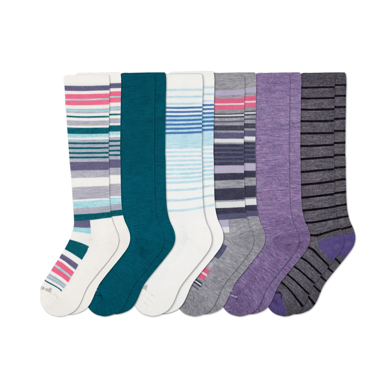 6 Pack - Women's Compression Socks