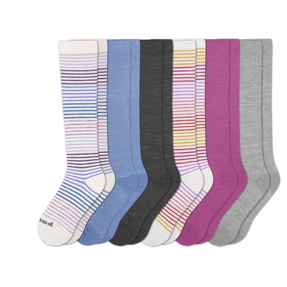 6 Pack - Women's Compression Socks