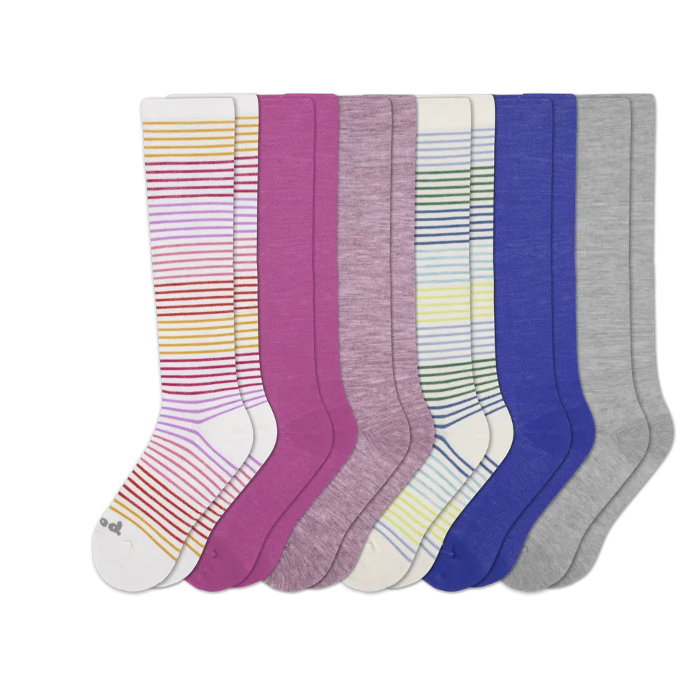 6 Pack - Women's Compression Socks