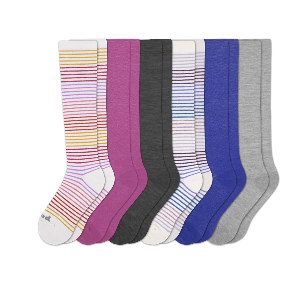 6 Pack - Women's Compression Socks