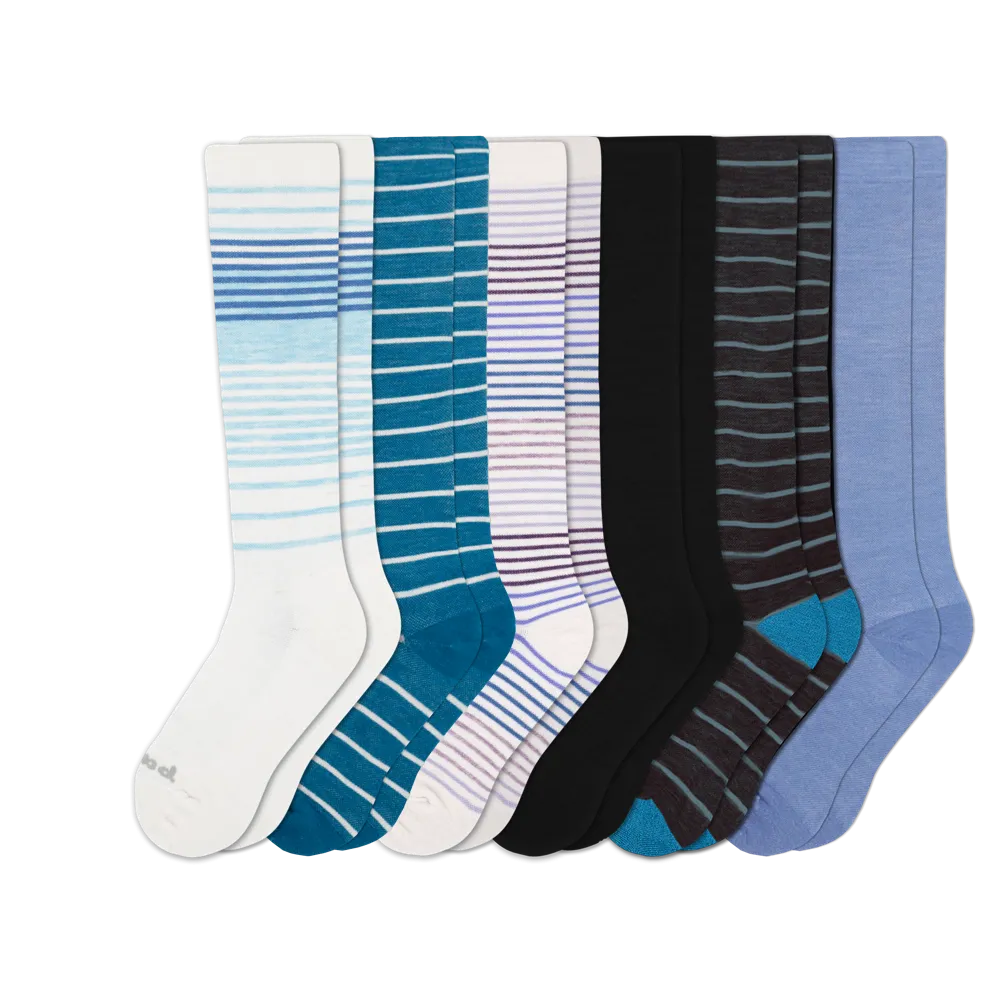 6 Pack - Women's Compression Socks