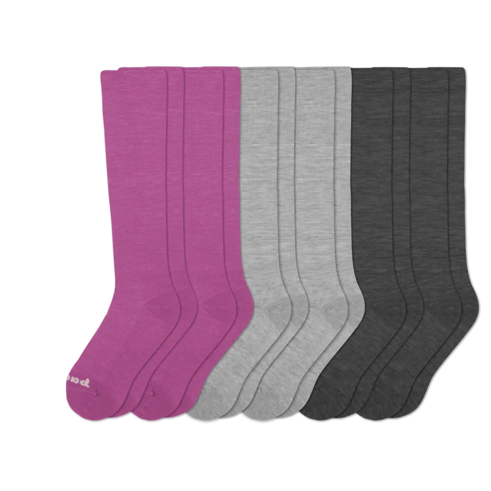 6 Pack - Women's Compression Socks