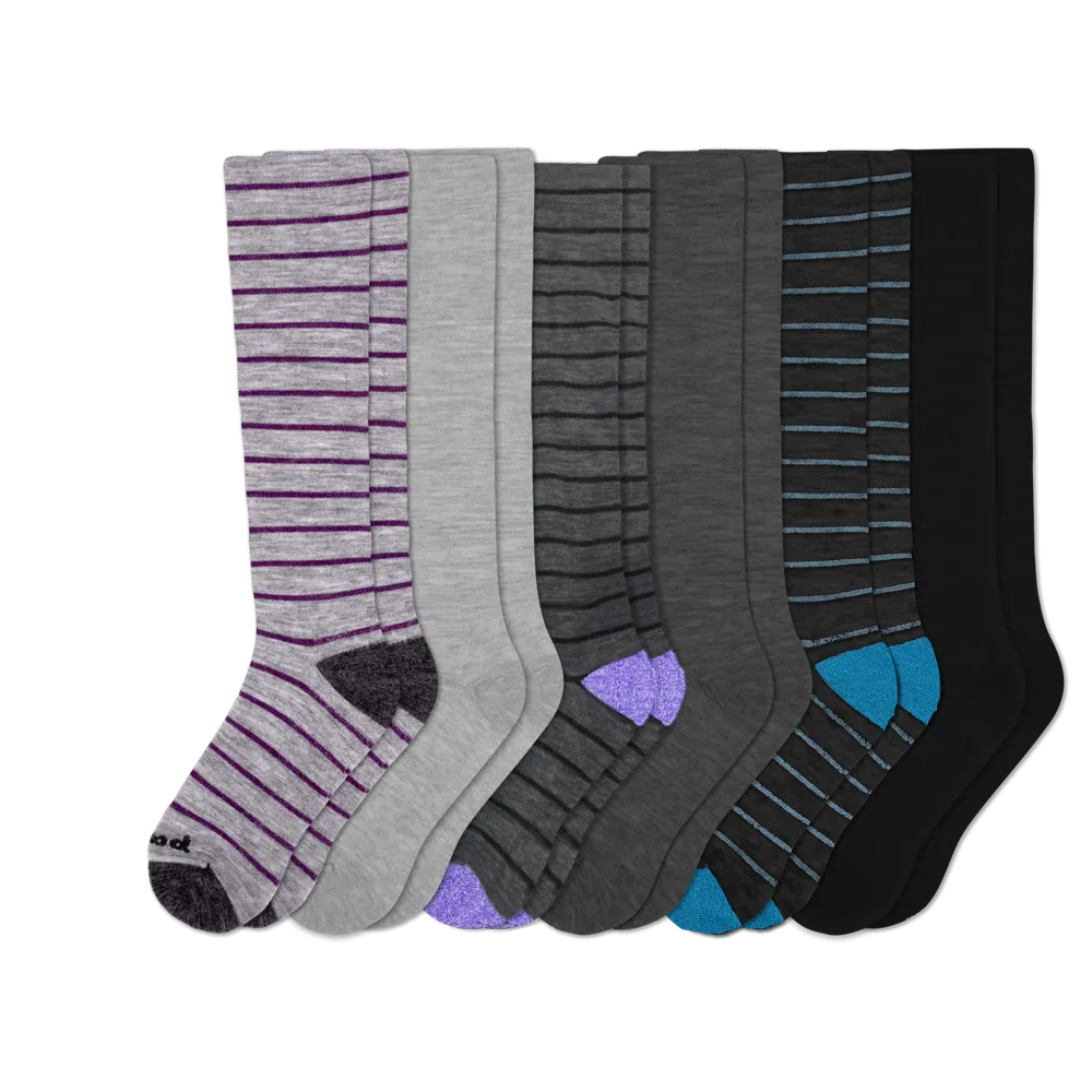 6 Pack - Women's Compression Socks