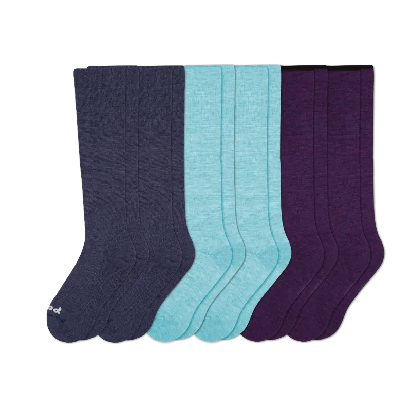 6 Pack - Women's Compression Socks