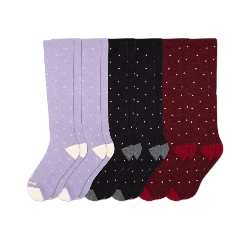 6 Pack - Women's Compression Socks