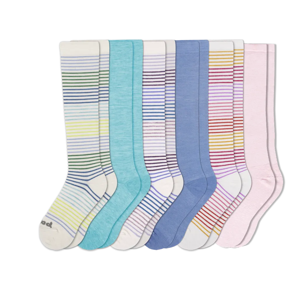 6 Pack - Women's Compression Socks