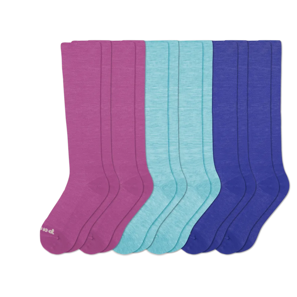 6 Pack - Women's Compression Socks