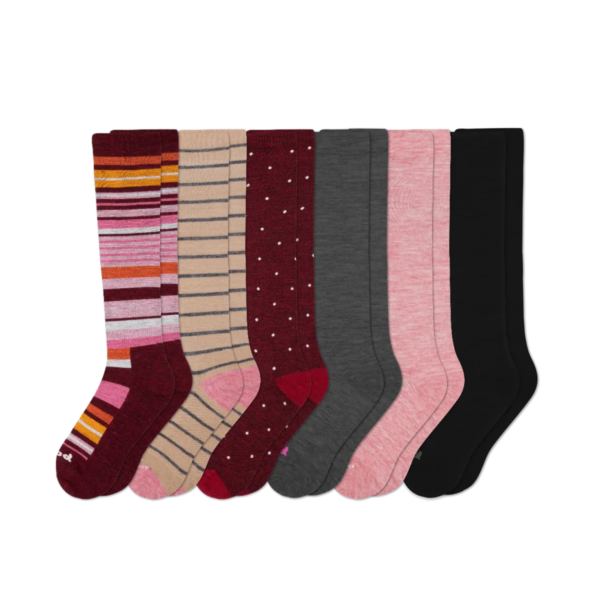 6 Pack - Women's Compression Socks