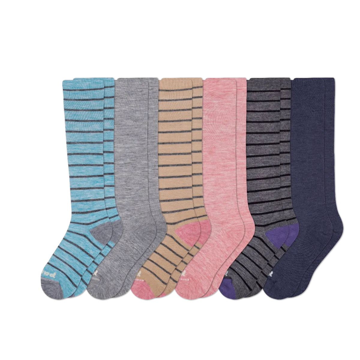 6 Pack - Women's Compression Socks
