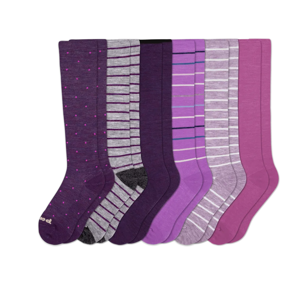 6 Pack - Women's Compression Socks