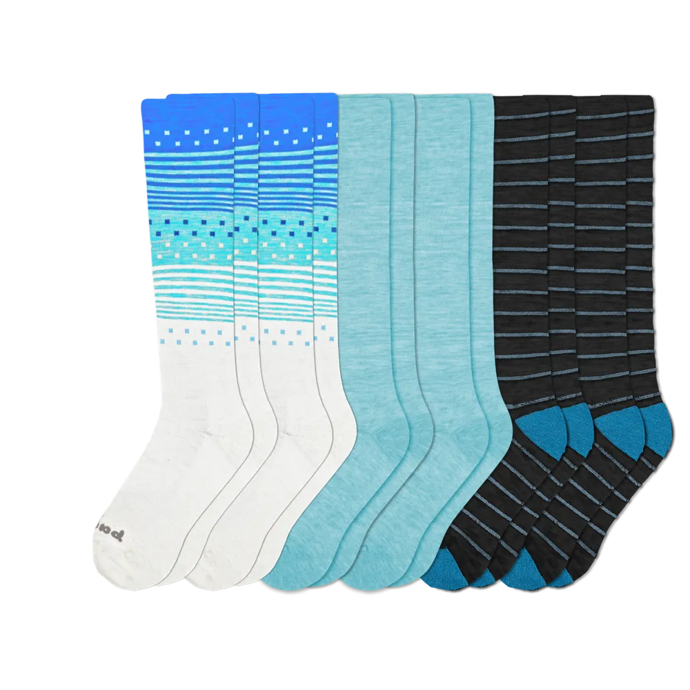 6 Pack - Women's Compression Socks