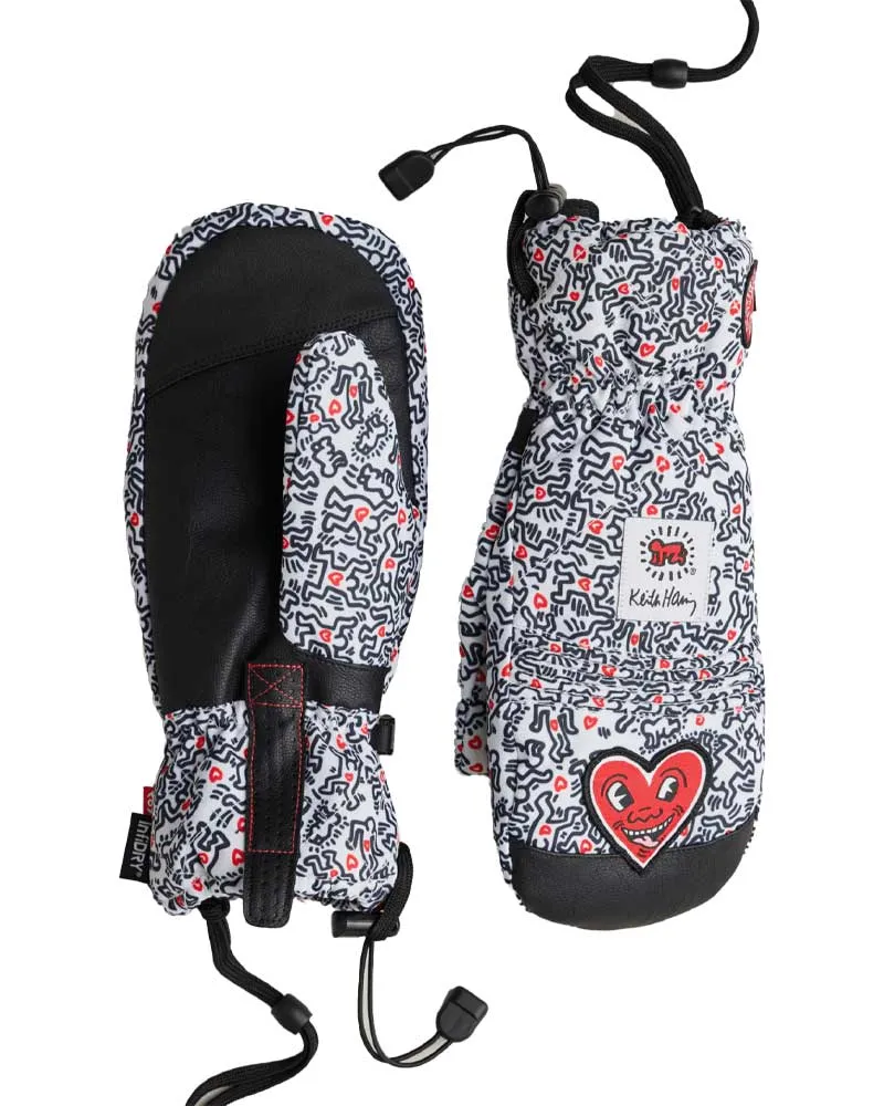 686 Women's Jubilee Mitt Keith Haring White 2025