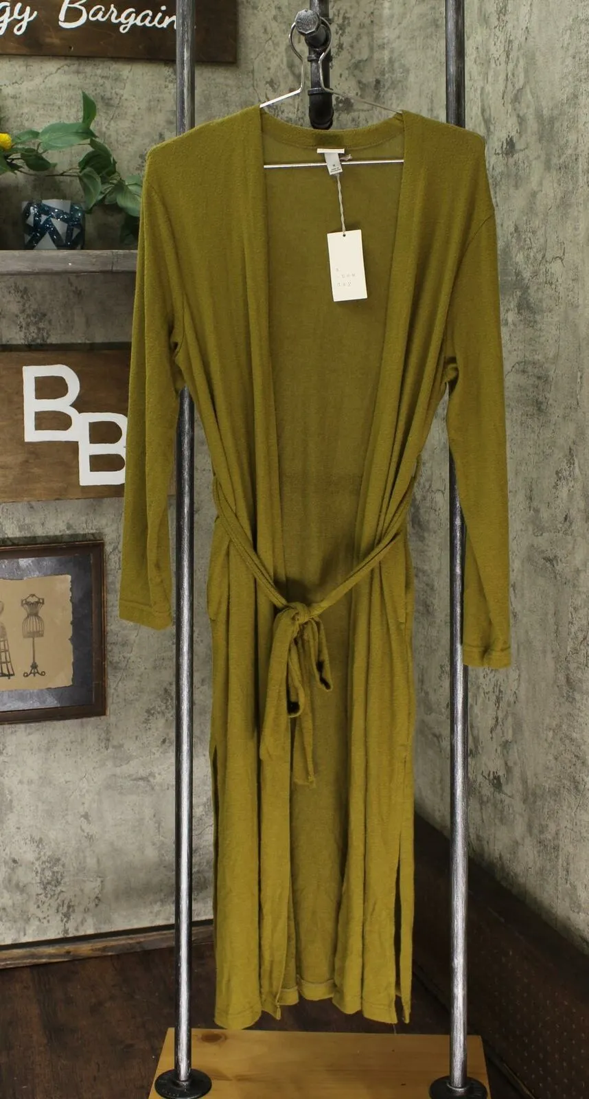 A New Day Women's Belted Long Sleeve Duster Cardigan