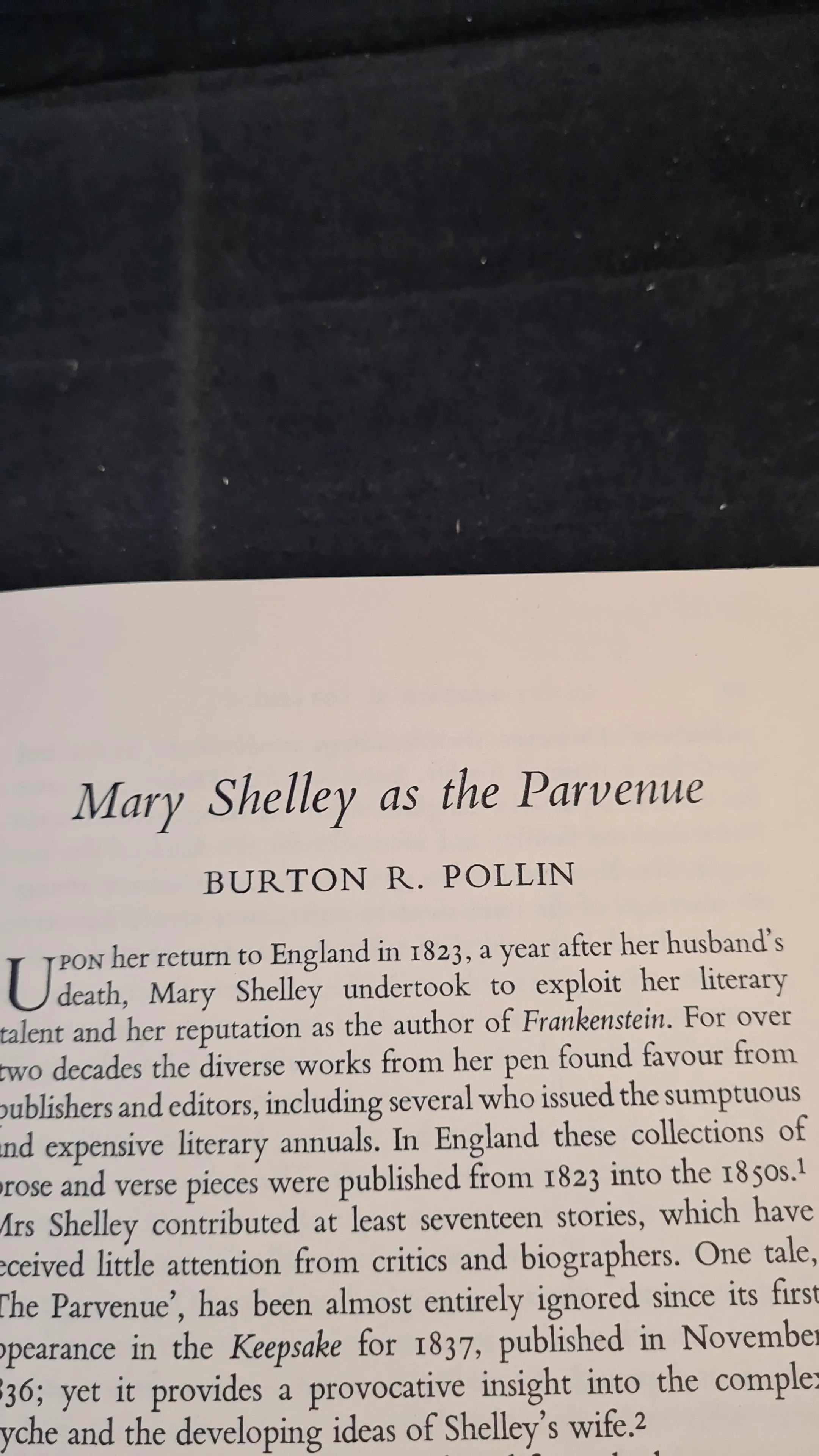 A Norman Jeffares - A Review of English Literature Number 3 July 1967, Mary Shelley