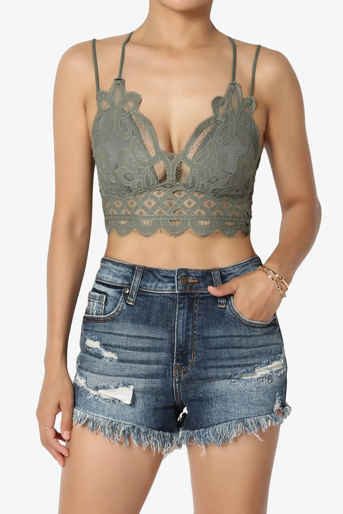 Adella Crochet Lace Bralette