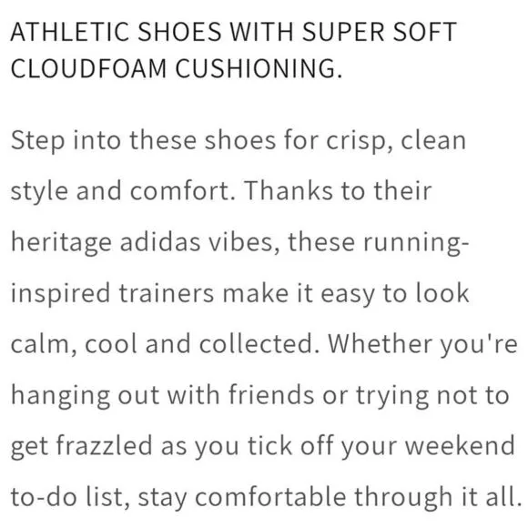 adidas Cloudfoam Pure 2.0 Shoes |women's 11