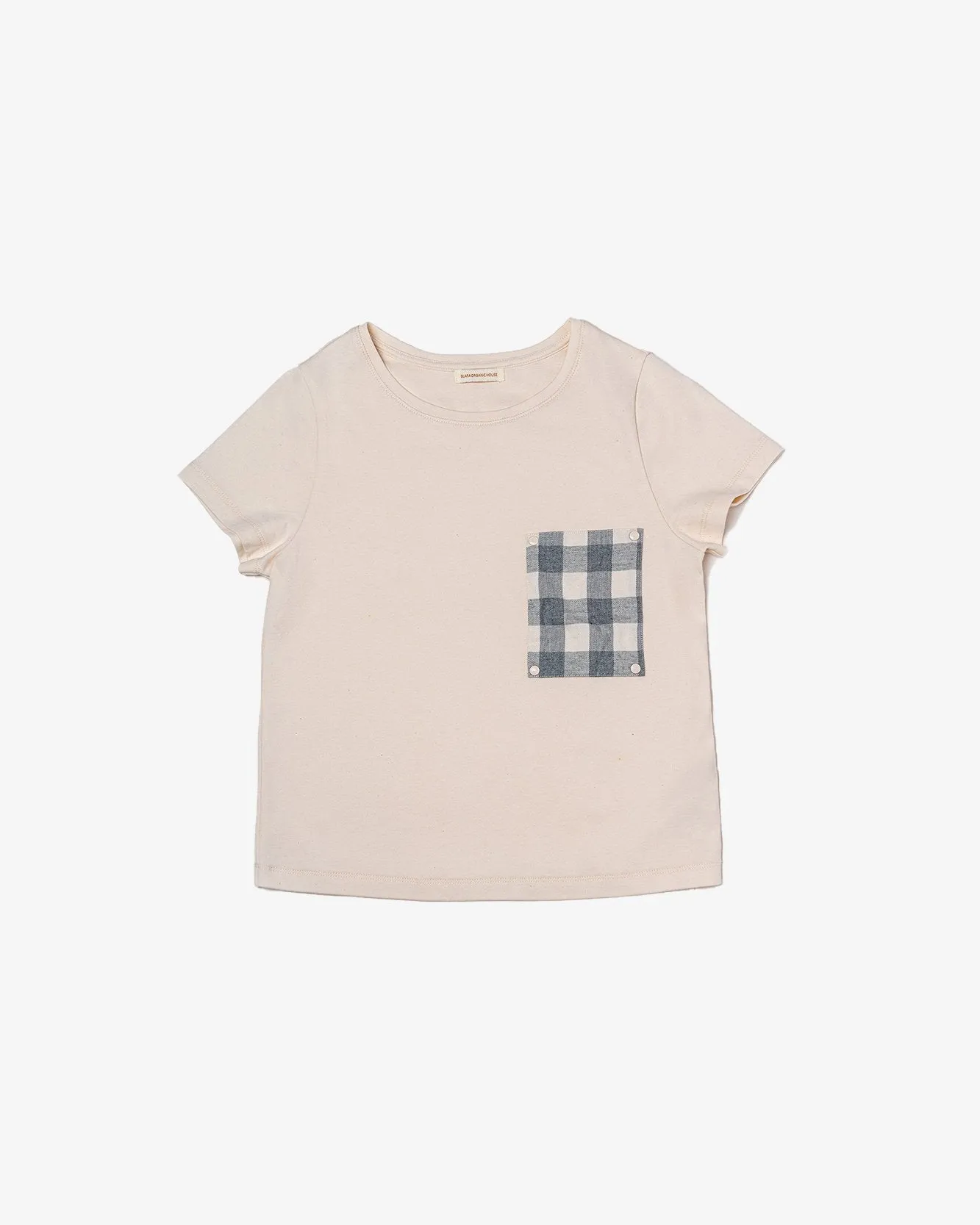 ADULTS CHECKER POCKET T-SHIRT