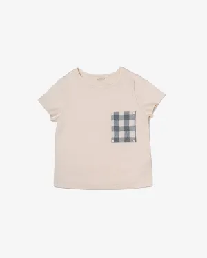 ADULTS CHECKER POCKET T-SHIRT