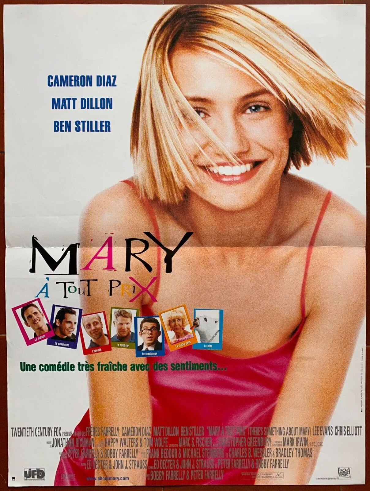 Affiche MARY A TOUT PRIX There's something about Mary CAMERON DIAZ 40x60cm