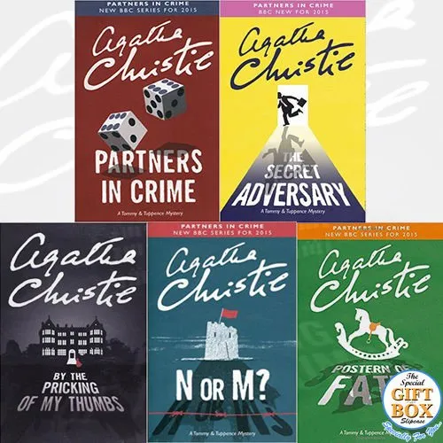 Agatha Christie Tommy & Tuppence Chronology Collection 5 Books Bundle Gift Wrapped Slipcase Specially For You