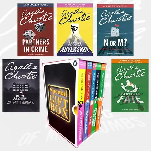 Agatha Christie Tommy & Tuppence Chronology Collection 5 Books Bundle Gift Wrapped Slipcase Specially For You