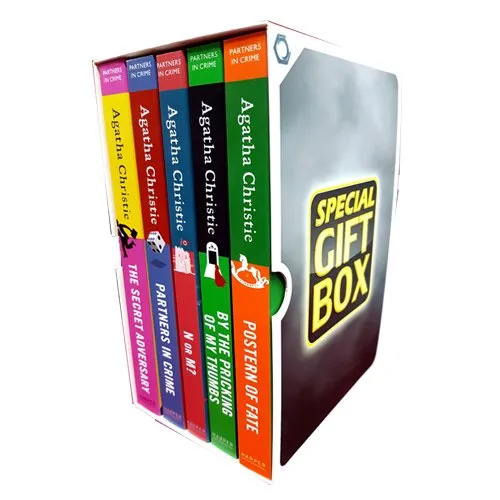 Agatha Christie Tommy & Tuppence Chronology Collection 5 Books Bundle Gift Wrapped Slipcase Specially For You