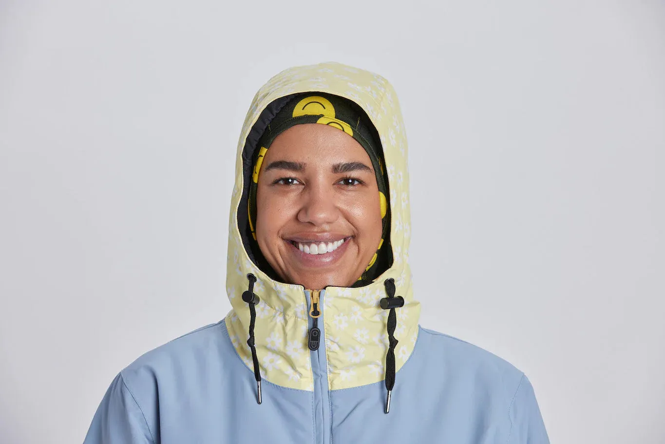 Airblaster Lady Trenchover Jacket Womens Custard Daisy